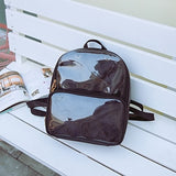 Cute Clear Transparent Women Backpacks