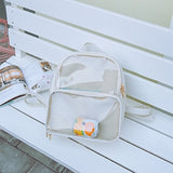 Cute Clear Transparent Women Backpacks