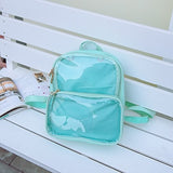 Cute Clear Transparent Women Backpacks