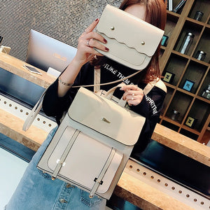 Two sets Fashion  Women Backpack