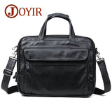 Luxury Genuine Leather Men Briefcases Casual Business