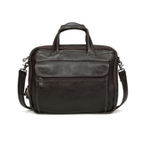Luxury Genuine Leather Men Briefcases Casual Business
