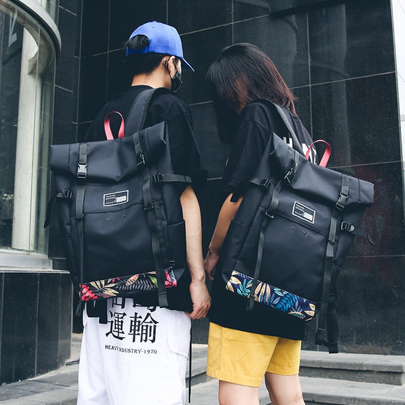 Trendy double shoulder backpack for both men and women fashionable