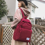 Classic waterproof nylon women backpack