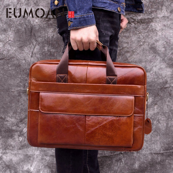 Genuine Leather genuine leather laptop bag
