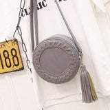 Woman Round Casual Shoulder Bag