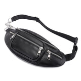 2019 PU Leather Chest Shoulder Bag  Women